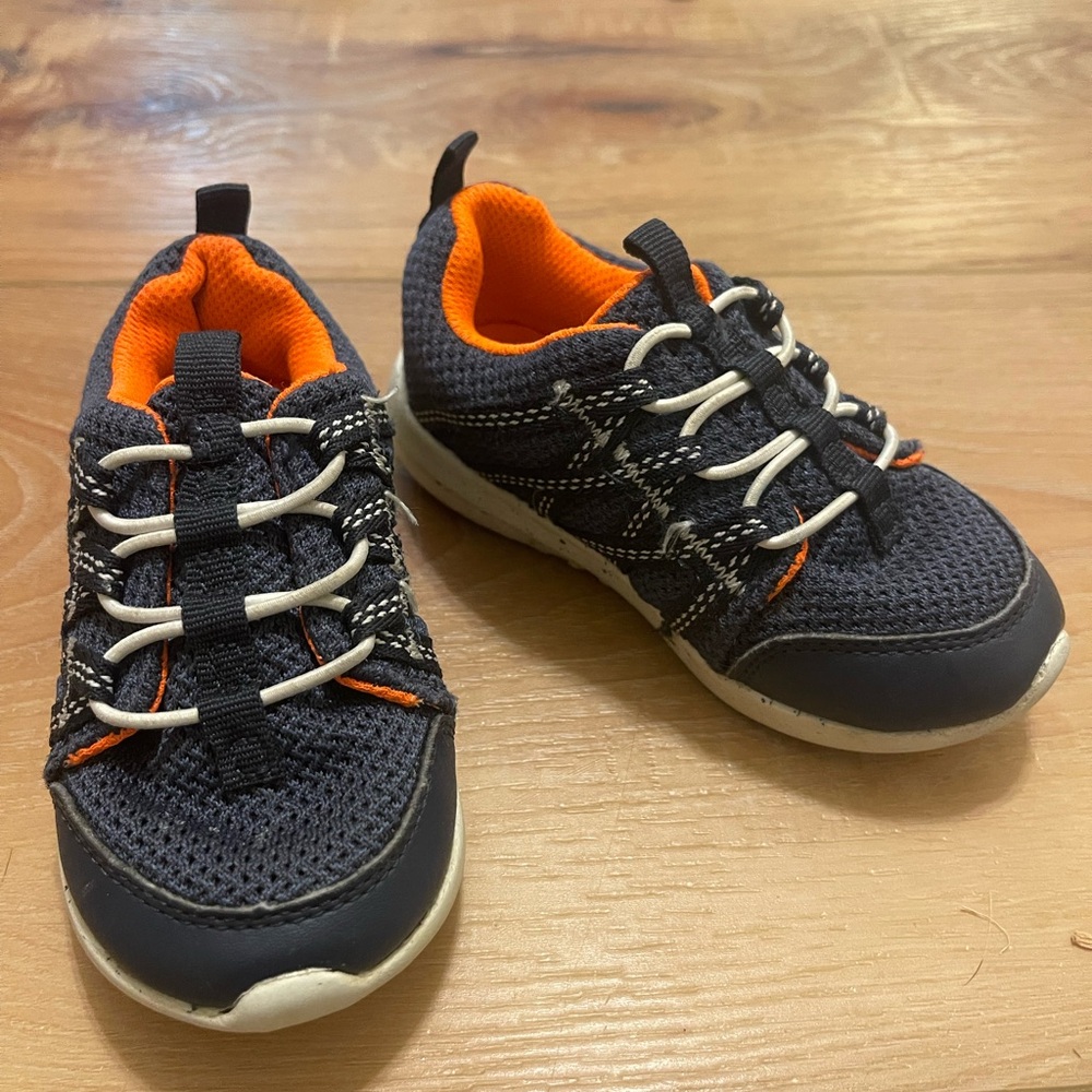 Carter's Navy and Orange Sneakers